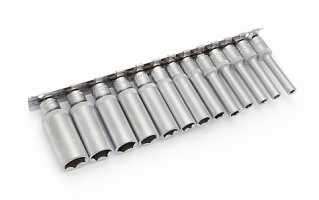 Набор головок 6-гр 1/4" 13пр удлин. Набор головок 6-гр 1/4" 13пр удлин.