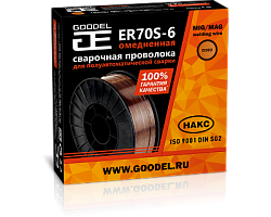 Проволока сварочная Goodel 1,2мм 5кг омедненная ER70S-6 Проволока сварочная Goodel 1,2мм 5кг омедненная ER70S-6