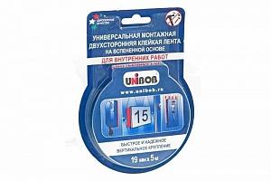 Лента вспененная 19мм x 5м для внутренних работ UNIBOB 47037 Лента вспененная 19мм x 5м для внутренних работ UNIBOB 47037