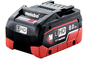 Аккумулятор Metabo 18 В 8,0 Ач LiHD 625369000 Аккумулятор Metabo 18 В 8,0 Ач LiHD 625369000