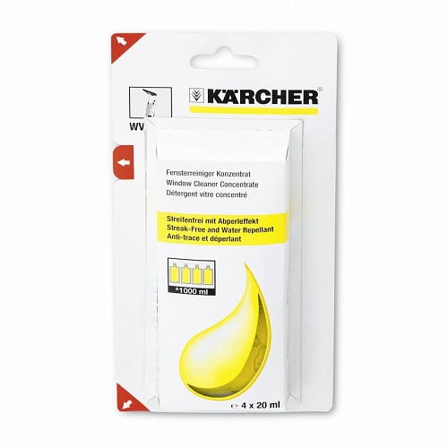 Стеклоочиститель 4 x 20 мл Karcher 6.295-302 Стеклоочиститель 4 x 20 мл Karcher 6.295-302