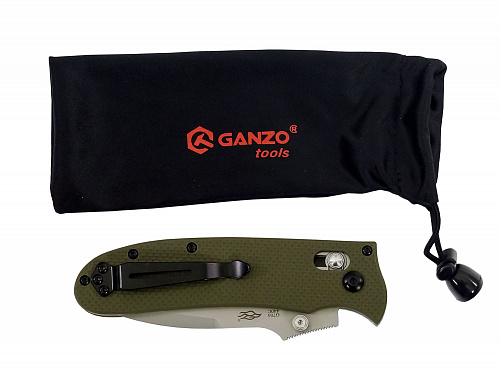 Нож складной туристический Ganzo G704-GR Нож складной туристический Ganzo G704-GR