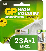 Батарейка GP 23A (MN21) 12В BP1 1шт/ (5 шт) Батарейка GP 23A (MN21) 12В BP1 1шт/ (5 шт)