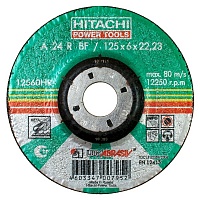 Шлифовальный круг ф125х6,0х22 Hitachi 12560HR Шлифовальный круг ф125х6,0х22 Hitachi 12560HR