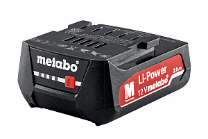 Аккумулятор Metabo 12 В 2,0 Ач Li-Power 625406000 Аккумулятор Metabo 12 В 2,0 Ач Li-Power 625406000