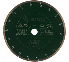 Круг алмазный Solga ф250х25.4 мм CERAMICS, MARBLE 20000250 Круг алмазный Solga ф250х25.4 мм CERAMICS, MARBLE 20000250