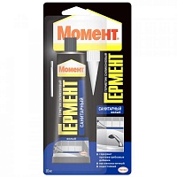 Герметик силиконовый санитарный белый 85мл Henkel 616353 Герметик силиконовый санитарный белый 85мл Henkel 616353