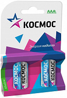Батарейка КОСМОС LR LR03 BP-4 4шт алкалиновая 464939 Батарейка КОСМОС LR LR03 BP-4 4шт алкалиновая 464939