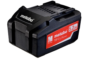 Аккумулятор Metabo 18 В 5,2 Ач LI-Power Extreme 625592000 Аккумулятор Metabo 18 В 5,2 Ач LI-Power Extreme 625592000