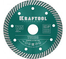 Круг алмазный Kraftool ф125х2,4х22,2 Turbo 36682-125 Круг алмазный Kraftool ф125х2,4х22,2 Turbo 36682-125
