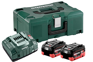 Аккумулятор Metabo 18 В Basic-Set 18В 2хLiHD 8.0 Ач+ASC 685131000 Аккумулятор Metabo 18 В Basic-Set 18В 2хLiHD 8.0 Ач+ASC 685131000