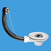 Выпуск для мойки 1 1/2 " D113 мм круглое отверстие, перелив с пробкой Mc ALPINE OF2-113 Выпуск для мойки 1 1/2 " D113 мм круглое отверстие, перелив с пробкой Mc ALPINE OF2-113