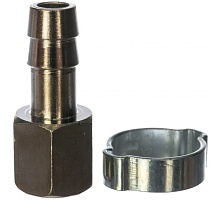 Штуцер резьбовой Fubag 1/4" F на шланг ф 10 180252 Штуцер резьбовой Fubag 1/4" F на шланг ф 10 180252