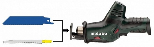 Ножовка сабельная аккумуляторная Metabo ASE 10.8 2.0Ah x2 Case 602264500 Ножовка сабельная аккумуляторная Metabo ASE 10.8 2.0Ah x2 Case 602264500