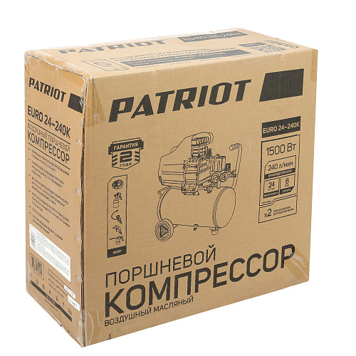 Компрессор PATRIOT EURO 24/240K+набор KIT 5В Компрессор PATRIOT EURO 24/240K+набор KIT 5В