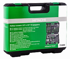 Набор инструмента универсальный 73 предмета Hitachi 774002 Набор инструмента универсальный 73 предмета Hitachi 774002