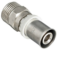 Фитинг металлопластиковый 26х1" Valtec НР пресс (5/70) Фитинг металлопластиковый 26х1" Valtec НР пресс (5/70)