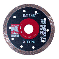 Круг алмазный ф125х1,2х10х22,2 KATANA Х-type 00-00001765 Круг алмазный ф125х1,2х10х22,2 KATANA Х-type 00-00001765