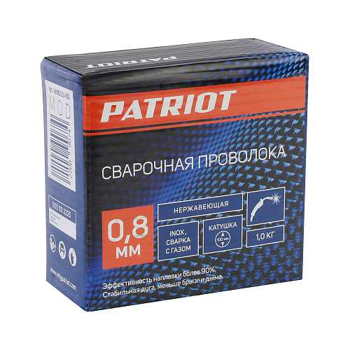 Проволока нержавеющая Patriot 0.8мм, 1кг 605002225
