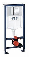 Инсталляция для подвесного унитаза 3 в 1 кнопка квадрат Grohe 38 772 001 Инсталляция для подвесного унитаза 3 в 1 кнопка квадрат Grohe 38 772 001