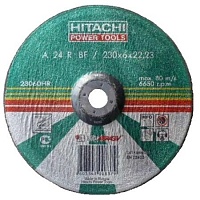 Шлифовальный круг ф230х6,0х22 Hitachi 23060HR Шлифовальный круг ф230х6,0х22 Hitachi 23060HR