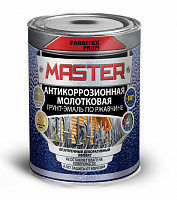 Грунт-эмаль по ржавчине 3 в 1 молотковая FARBITEX ПРОФИ MASTER Шоколадный 2л Грунт-эмаль по ржавчине 3 в 1 молотковая FARBITEX ПРОФИ MASTER Шоколадный 2л