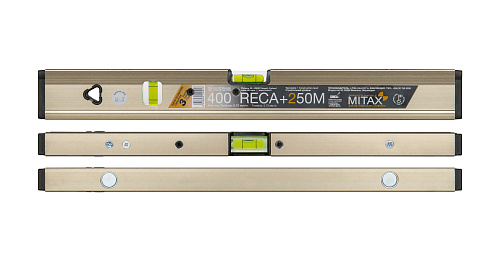 Уровень MITAX 400мм RECA+ 250M магнитный R+M400 Уровень MITAX 400мм RECA+ 250M магнитный R+M400