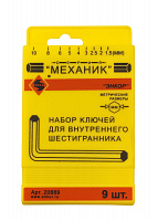 Набор шестигранников 9 шт Энкор 20889 Набор шестигранников 9 шт Энкор 20889