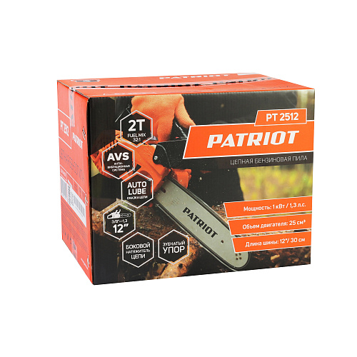 Пила цепная бензиновая Patriot 2512 Пила цепная бензиновая Patriot 2512