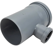 Тройник VALFEX PP ф110х50мм угол 87° (1/40) 24110050 Тройник VALFEX PP ф110х50мм угол 87° (1/40) 24110050