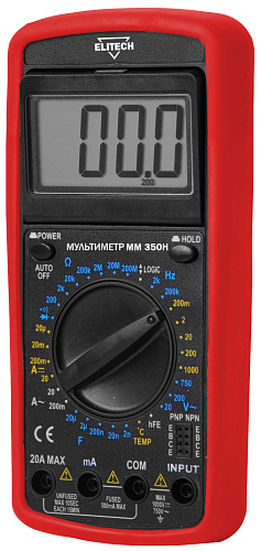 Мультиметр Elitech ММ 350Н HD