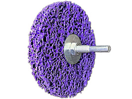 Круг шлифовальный Gtool ф100х15х6 на шпинделе фиолетовый Coral 11872 Круг шлифовальный Gtool ф100х15х6 на шпинделе фиолетовый Coral 11872