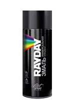 Краска аэрозольная эмаль универсальная акрил Черная глянцевая RAYDAY PU-0002/RD-077 520мл 43352 Краска аэрозольная эмаль универсальная акрил Черная глянцевая RAYDAY PU-0002/RD-077 520мл 43352