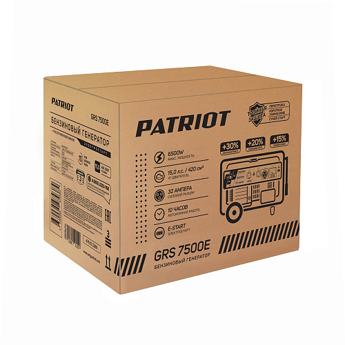 Генератор бензиновый Patriot GRS 7200Е 476102288 Генератор бензиновый Patriot GRS 7200Е 476102288