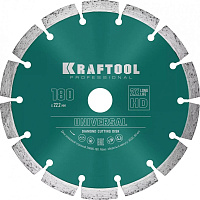 Круг алмазный Kraftool ф180х2,6х22,2 LASER-UNIVERSAL 36680-180 Круг алмазный Kraftool ф180х2,6х22,2 LASER-UNIVERSAL 36680-180