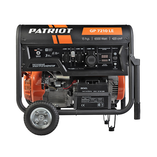 Генератор бензиновый Patriot GP 7210LE (474101588) Генератор бензиновый Patriot GP 7210LE (474101588)