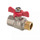 Кран шаровой MVI  1/2" FM бабочка ГОСТ(10/80) BV.914.04