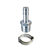 Штуцер резьбовой Fubag 1/4" M на шланг ф 8 180261 B Штуцер резьбовой Fubag 1/4" M на шланг ф 8 180261 B