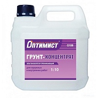 Грунт-концентрат влагоизолятор проникающий Оптимист "Аквастоп"1:10 G106 10л 41743 Грунт-концентрат влагоизолятор проникающий Оптимист "Аквастоп"1:10 G106 10л 41743