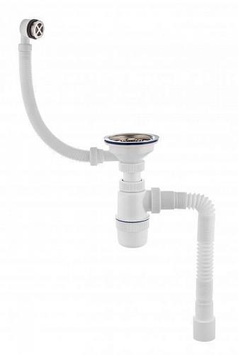 Сифон для мойки VIRPlast "Элит" ф112 мм круглый перелив (30986164) Сифон для мойки VIRPlast "Элит" ф112 мм круглый перелив (30986164)