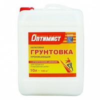 Грунт жел.эт. проникающ. Оптимист G102 10л 41740 Грунт жел.эт. проникающ. Оптимист G102 10л 41740