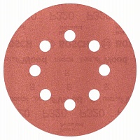 Шлифкруг ф125 липучка 8 отверстий для дерева k320 ( 5шт) BOSCH 2 608 605 074 Шлифкруг ф125 липучка 8 отверстий для дерева k320 ( 5шт) BOSCH 2 608 605 074