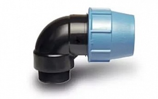 Отвод ПНД 90° 63х2" НР (1/20) Отвод ПНД 90° 63х2" НР (1/20)