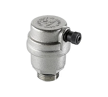 Клапан автоматический воздушный Valtec 1/2" никел. с уплотнителем VT.502.N.04 Клапан автоматический воздушный Valtec 1/2" никел. с уплотнителем VT.502.N.04