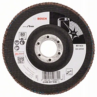 Круг лепестковый накладной 125 мм K80 BOSCH Best/Inox 2 608 607 640 Круг лепестковый накладной 125 мм K80 BOSCH Best/Inox 2 608 607 640