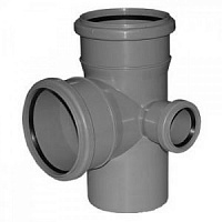 Крестовина PP двухплоскостная ф110/110/050х87° COMFORT пр. Крестовина PP двухплоскостная ф110/110/050х87° COMFORT пр.