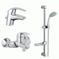 Комплект для ванной: 2смесителя+душ Grohe Комплект для ванной: 2смесителя+душ Grohe