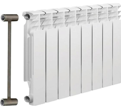 Радиатор биметаллический SOLUR PRESTIGE 500/80  8 секций