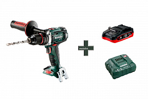 Шуруповерт аккумуляторный Metabo BS 18 LTX Impuls 1х3,5Ач +ЗУ ASC55 T0347 Шуруповерт аккумуляторный Metabo BS 18 LTX Impuls 1х3,5Ач +ЗУ ASC55 T0347