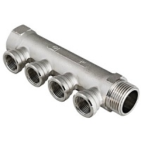 Коллектор Valtec 4 выхода х 1"х 1/2 ВР (2/36) VTc.550.N.0604 Коллектор Valtec 4 выхода х 1"х 1/2 ВР (2/36) VTc.550.N.0604